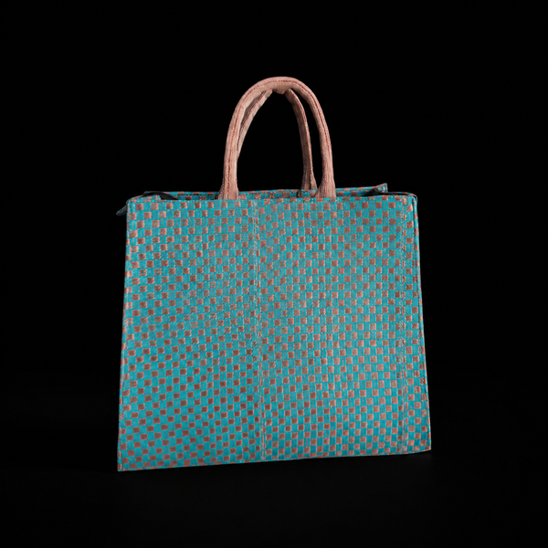 The Fara Checkered Tote
