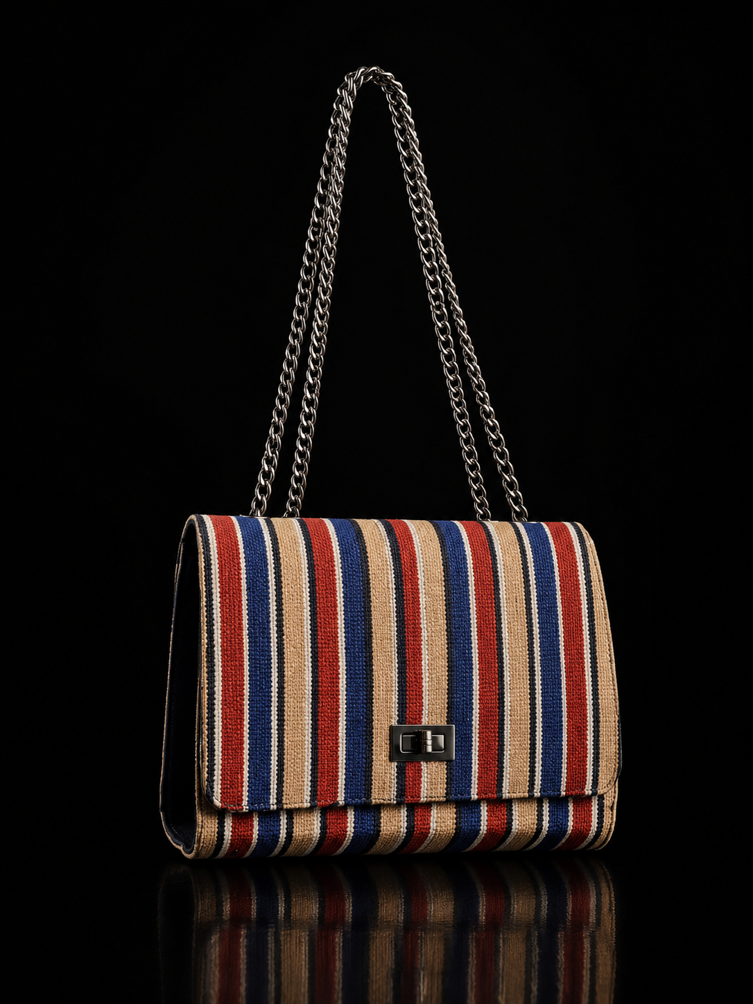 The Riviera Chain Flap Shoulder Bag